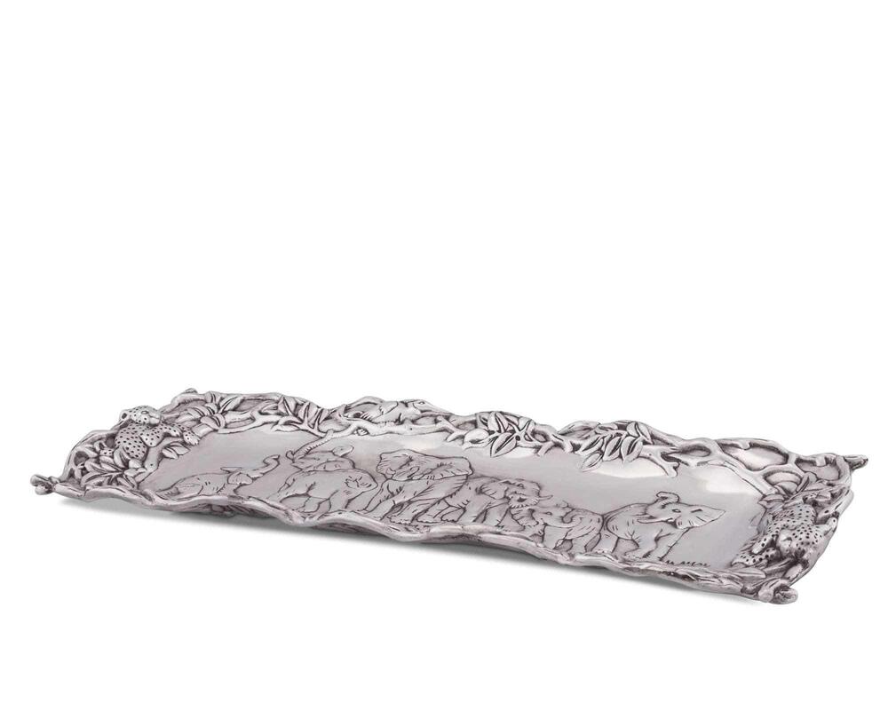 Elephant 19" L Oblong Tray by Arthur Court Designs 2