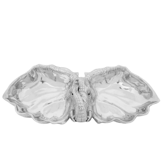 Elephant 2-Bowl Server by Arthur Court Designs