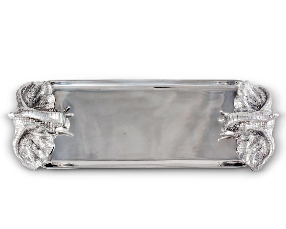 Elephant 22" L Oblong Tray by Arthur Court Designs 3
