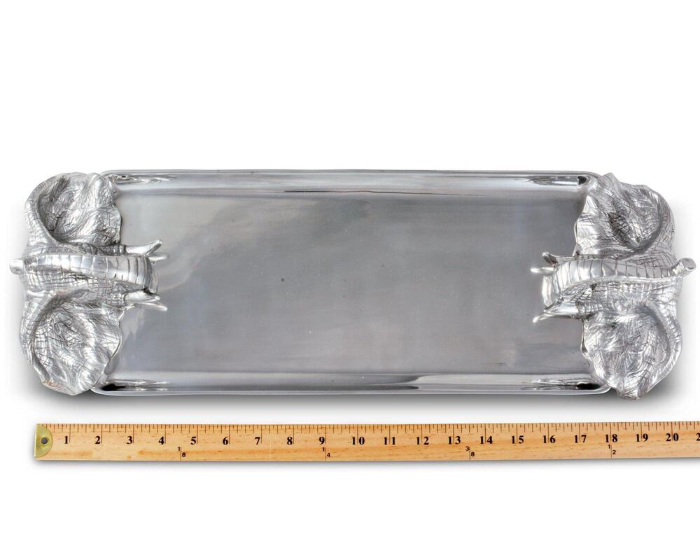 Elephant 22" L Oblong Tray by Arthur Court Designs 4