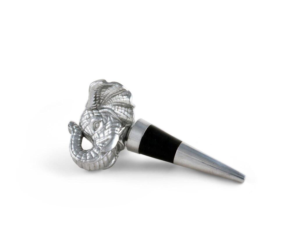 Elephant Bottle Stopper by Arthur Court Designs 1