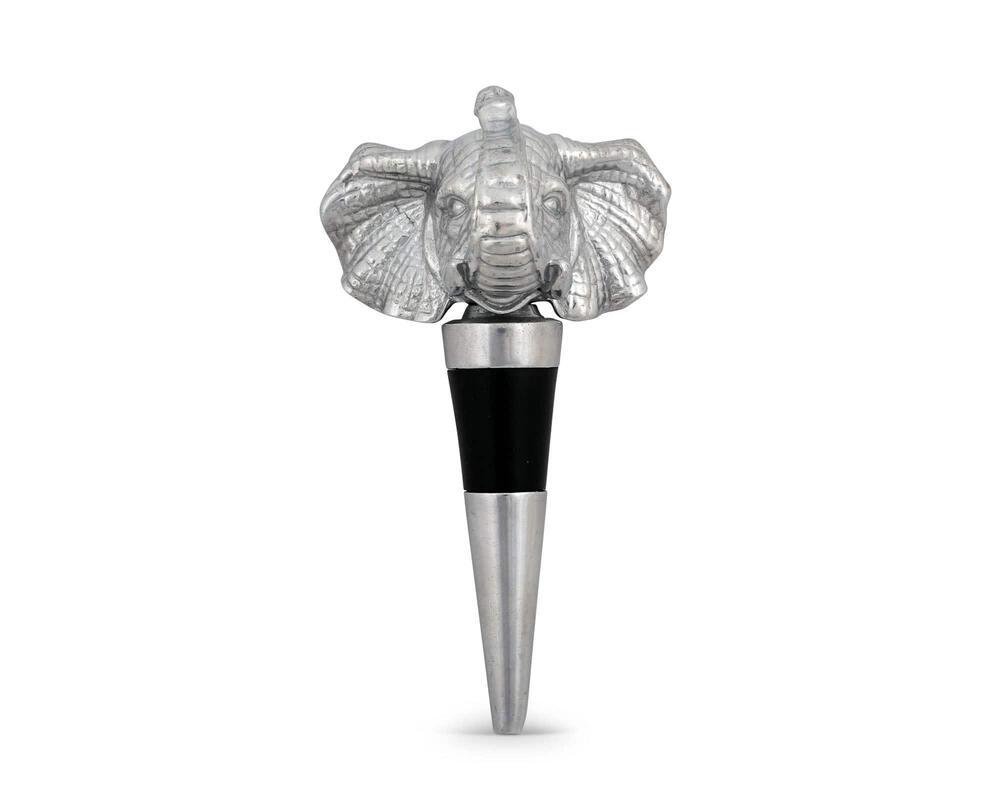 Elephant Bottle Stopper by Arthur Court Designs 4