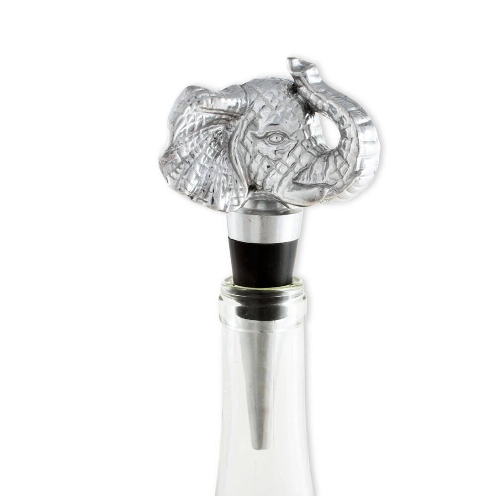 Elephant Bottle Stopper by Arthur Court Designs