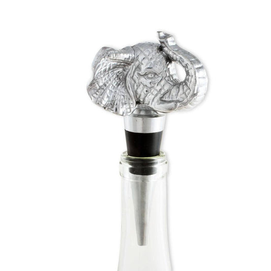 Elephant Bottle Stopper by Arthur Court Designs