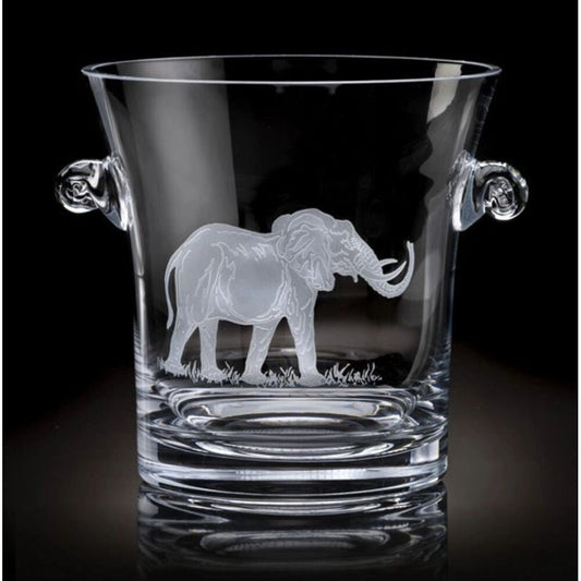 Elephant Side Ice Bucket Safari by Julie Wear