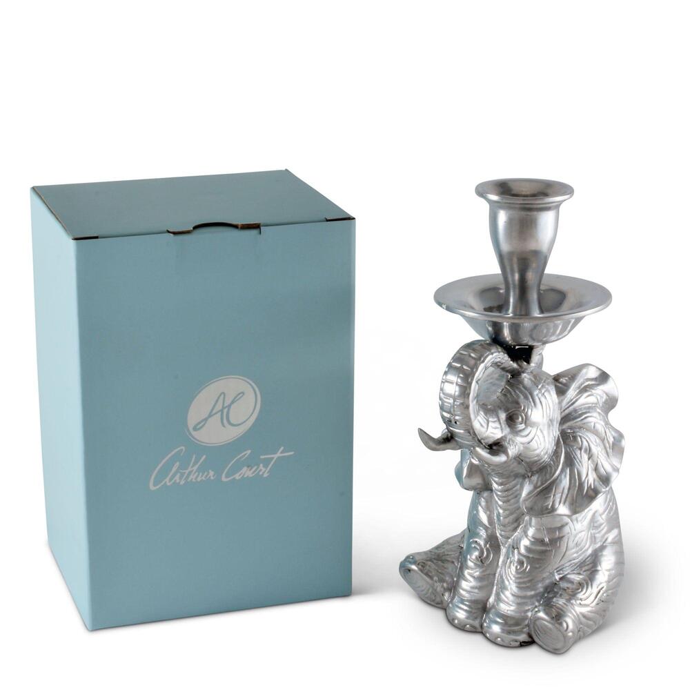 Elephant Taper Candle Holder by Arthur Court Designs 7