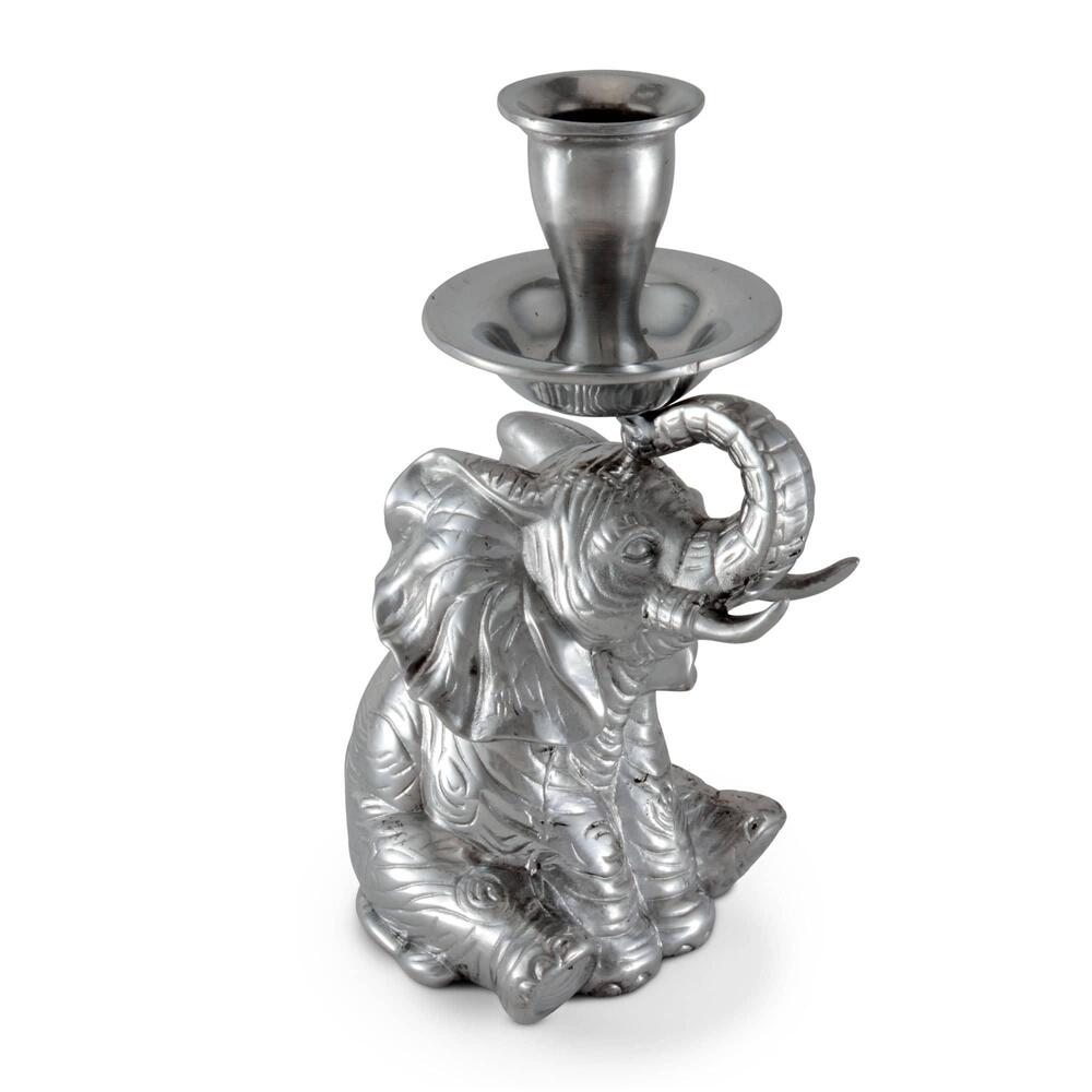 Elephant Taper Candle Holder by Arthur Court Designs