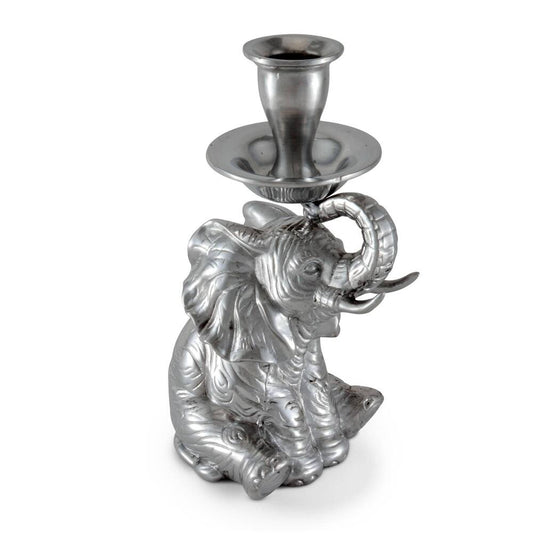 Elephant Taper Candle Holder by Arthur Court Designs