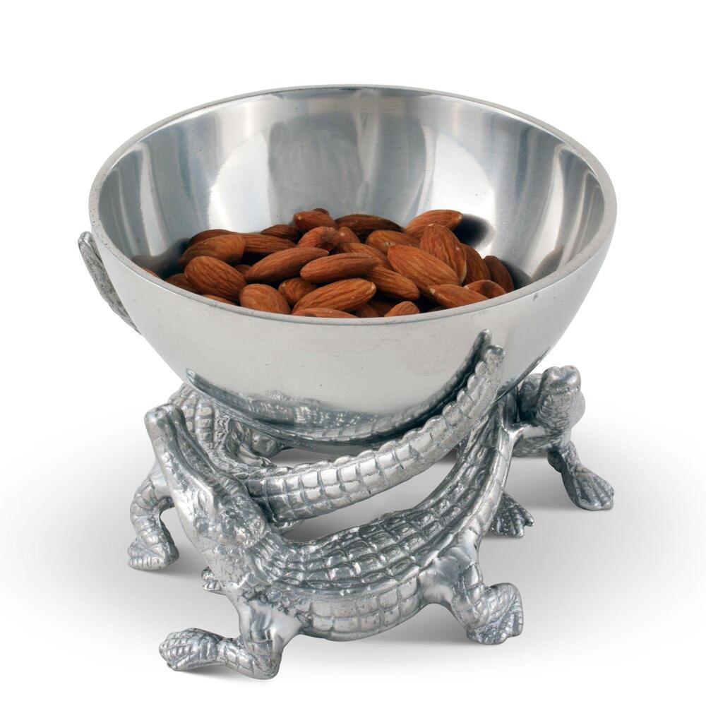 Elevated Alligator Bowl 5.5" by Arthur Court Designs 2