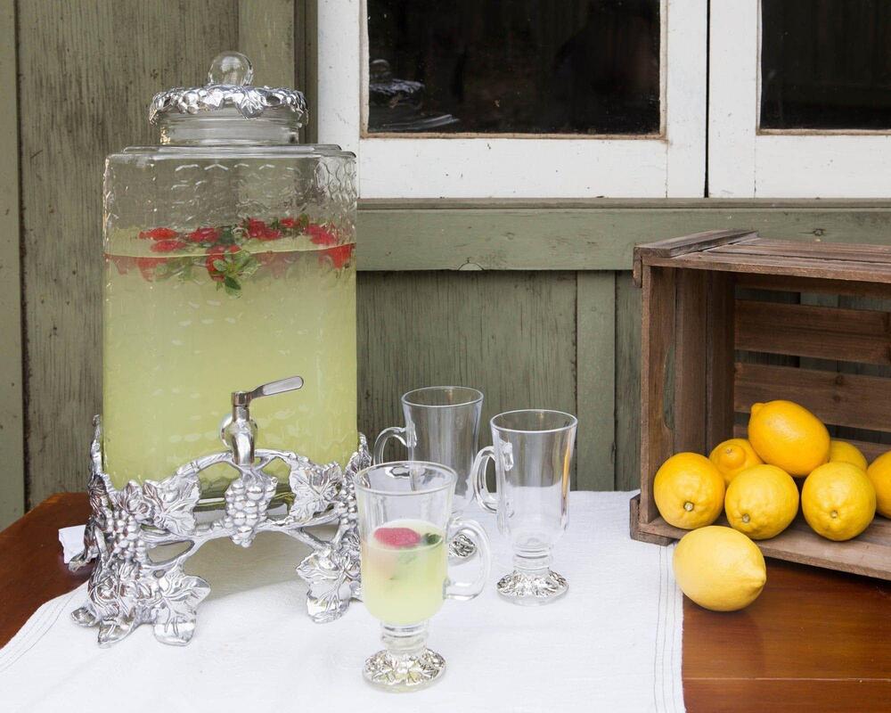 Elevated Grape Beverage Server by Arthur Court Designs 1