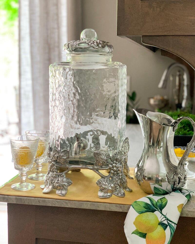 Elevated Grape Beverage Server by Arthur Court Designs 4