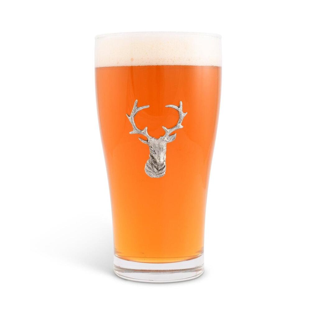 Elk Head Beer Glass by Vagabond House 3