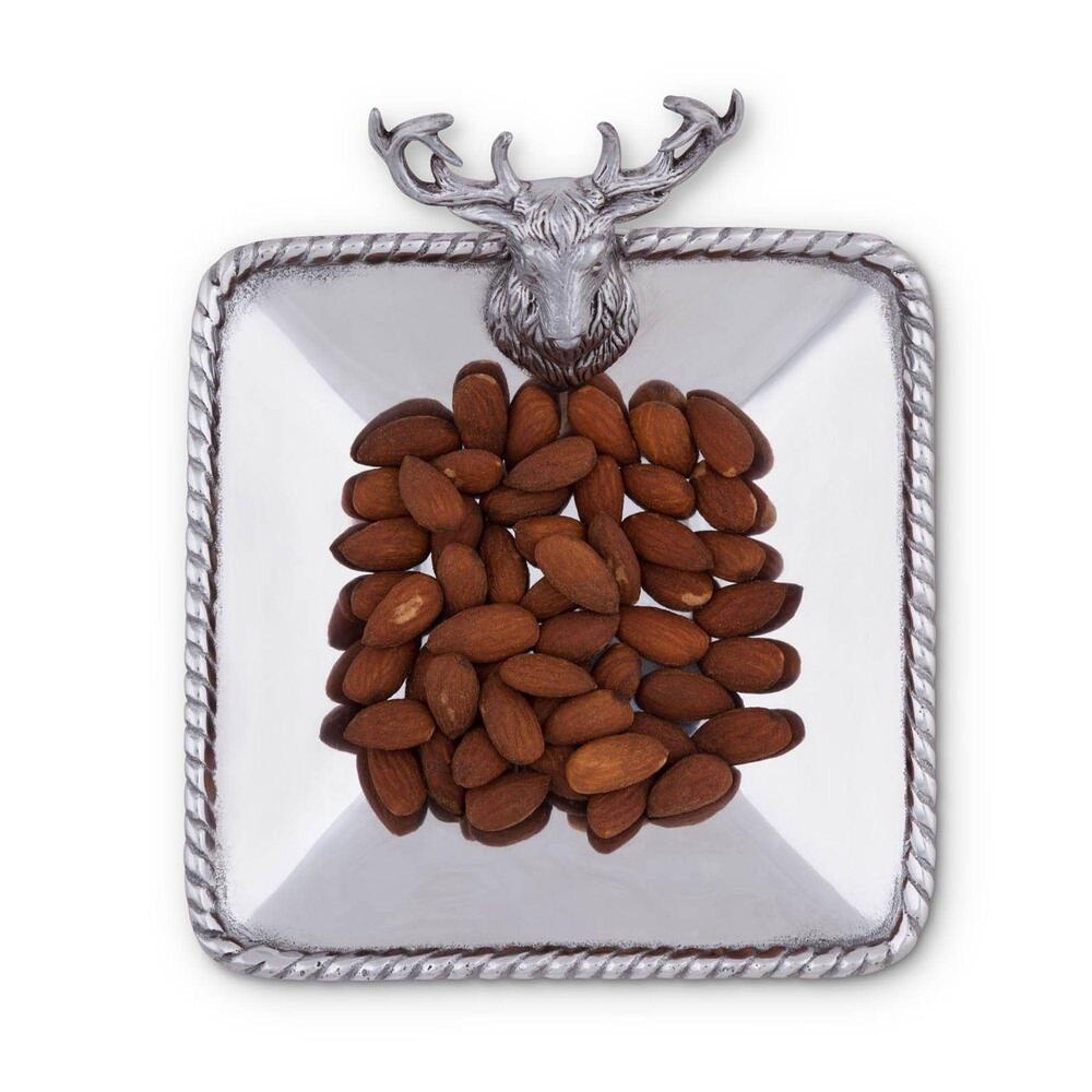 Elk Head Nut Bowl by Arthur Court Designs 2