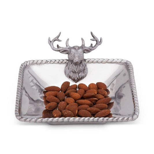 Elk Head Nut Bowl by Arthur Court Designs