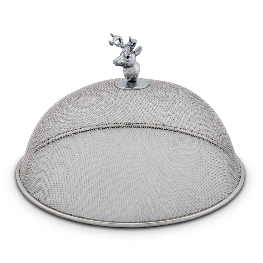 Elk Head Stainless Mesh Picnic Cover by Arthur Court Designs 1