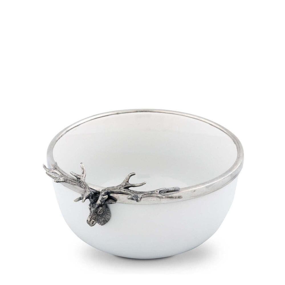 Elk Head Stoneware Bowl Small by Vagabond House