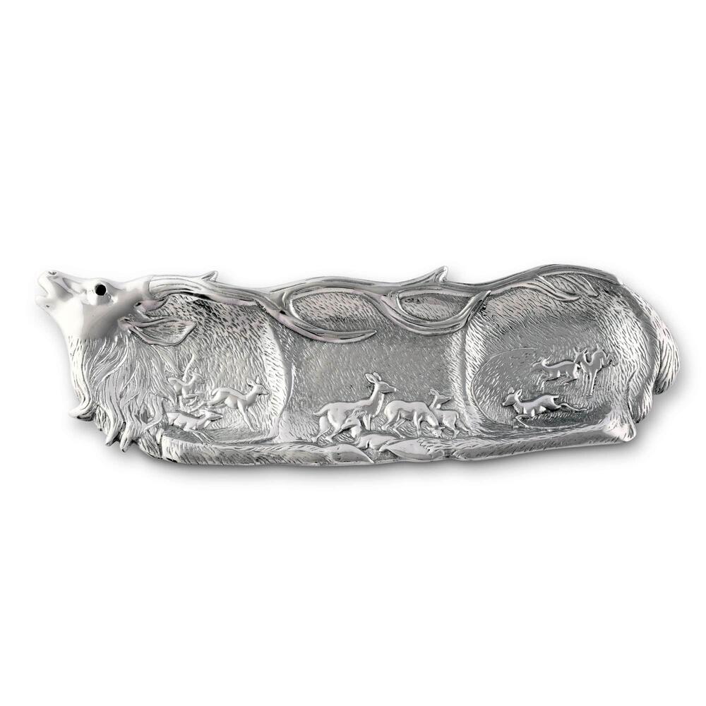 Elk Herd 19" L Oblong Tray by Arthur Court Designs
