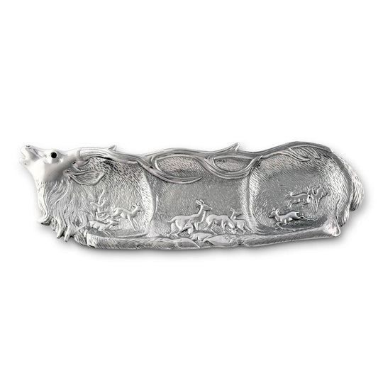 Elk Herd 19" L Oblong Tray by Arthur Court Designs