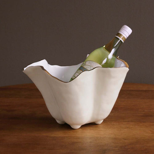 Encanto Onyx Ice Bucket - Cream & White by Beatriz Ball