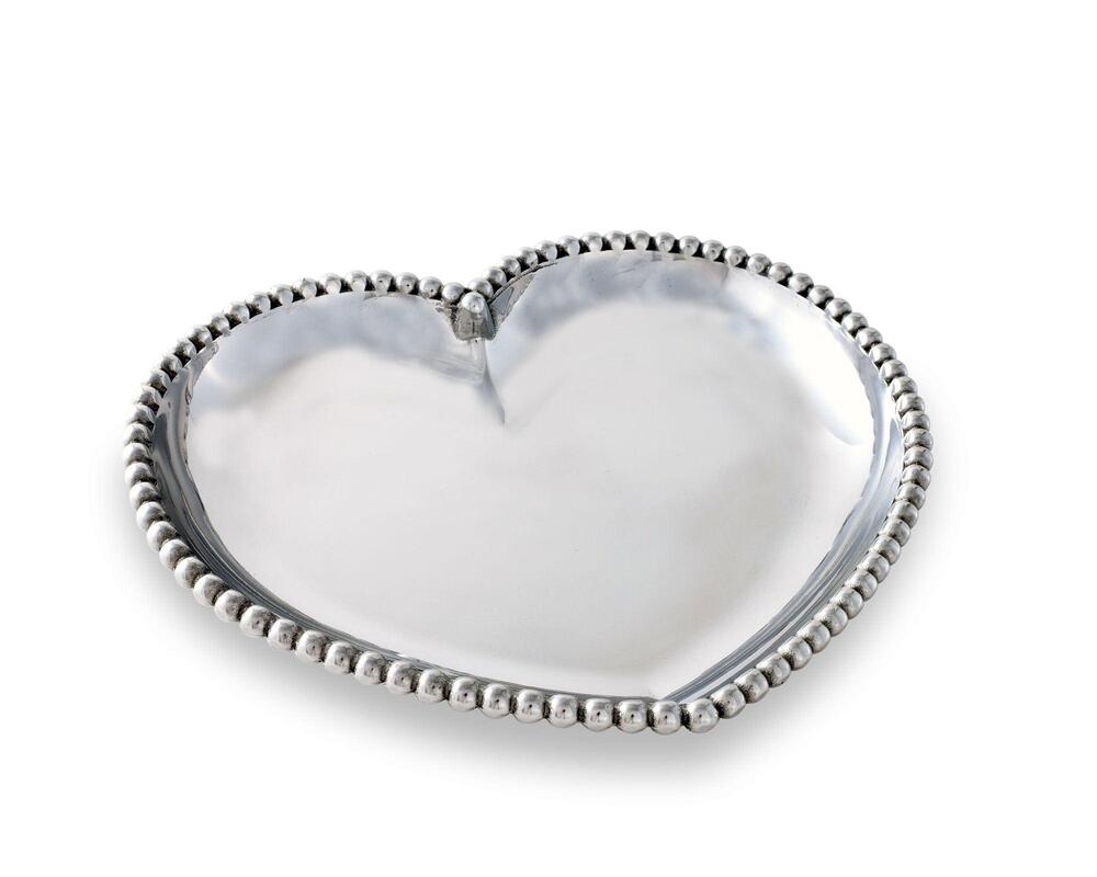 Engravable Beaded Heart Tray by Arthur Court Designs 3
