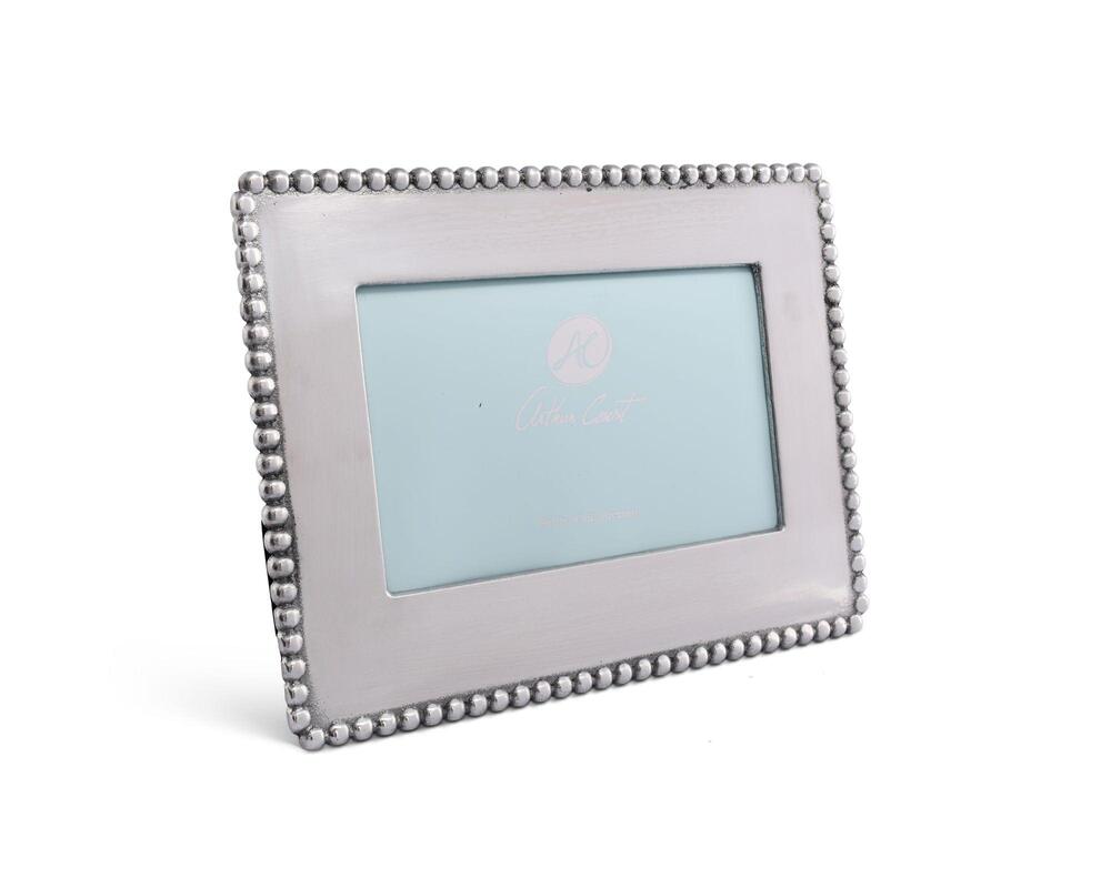 Engravable Beaded Photo Frame 4" x 6" by Arthur Court Designs 3