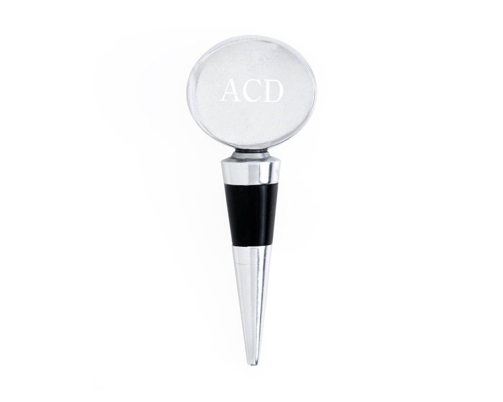 Engravable Oval Bottle Stopper by Arthur Court Designs 2