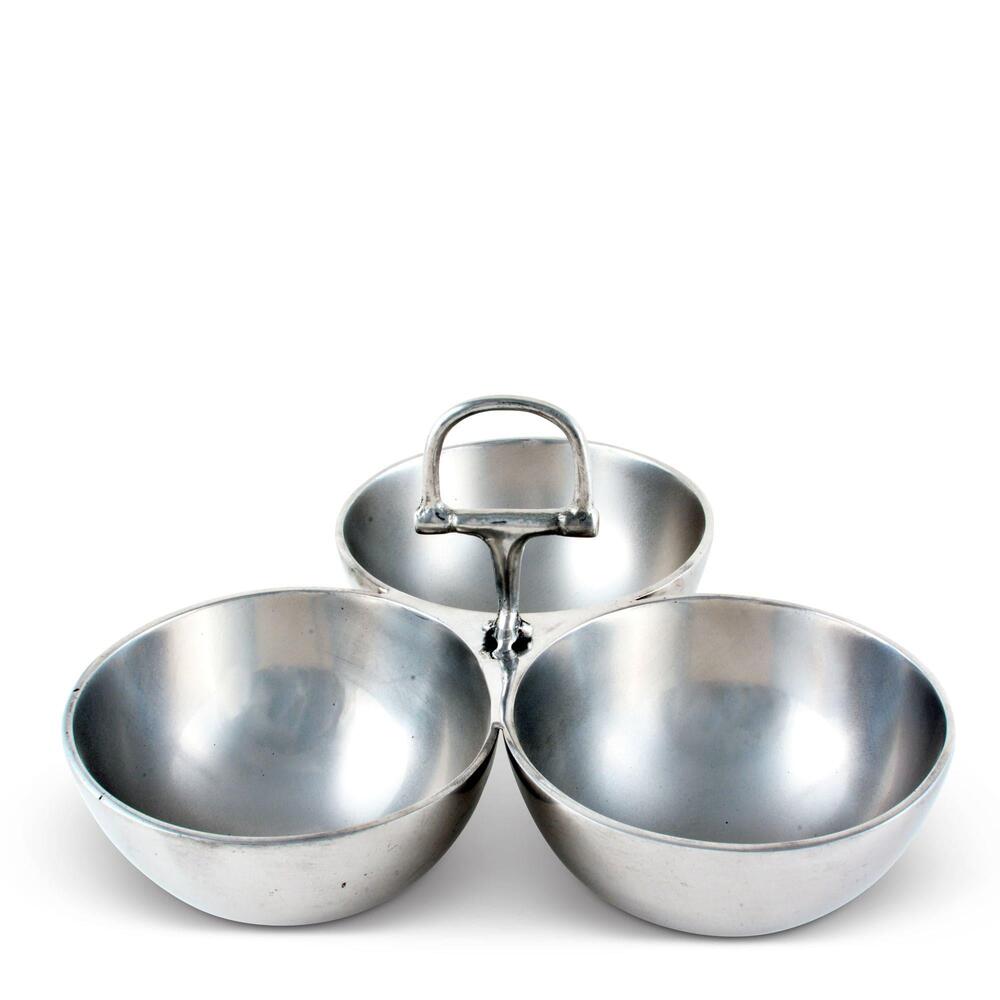Equestrian Bit 3 Nut Bowl by Arthur Court Designs 3