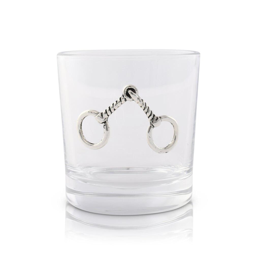 Equestrian Bit Bar Glass Set of 4 by Arthur Court Designs 1