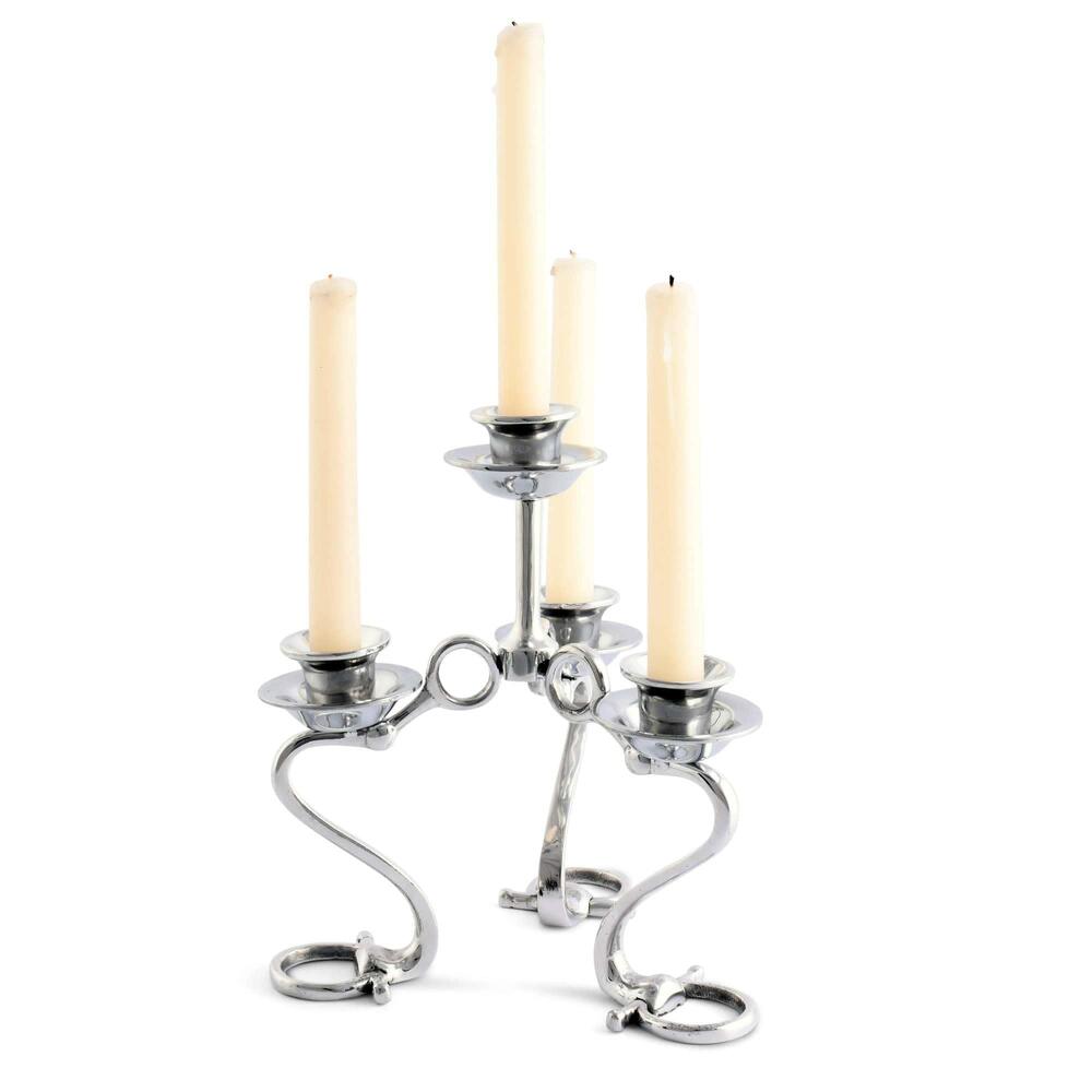 Equestrian Bit Four Light Candlestick by Arthur Court Designs 3