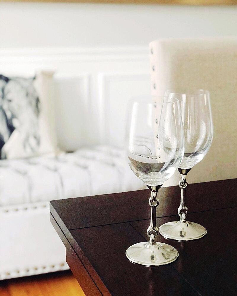 Equestrian Bit Wine Glass by Vagabond House 2