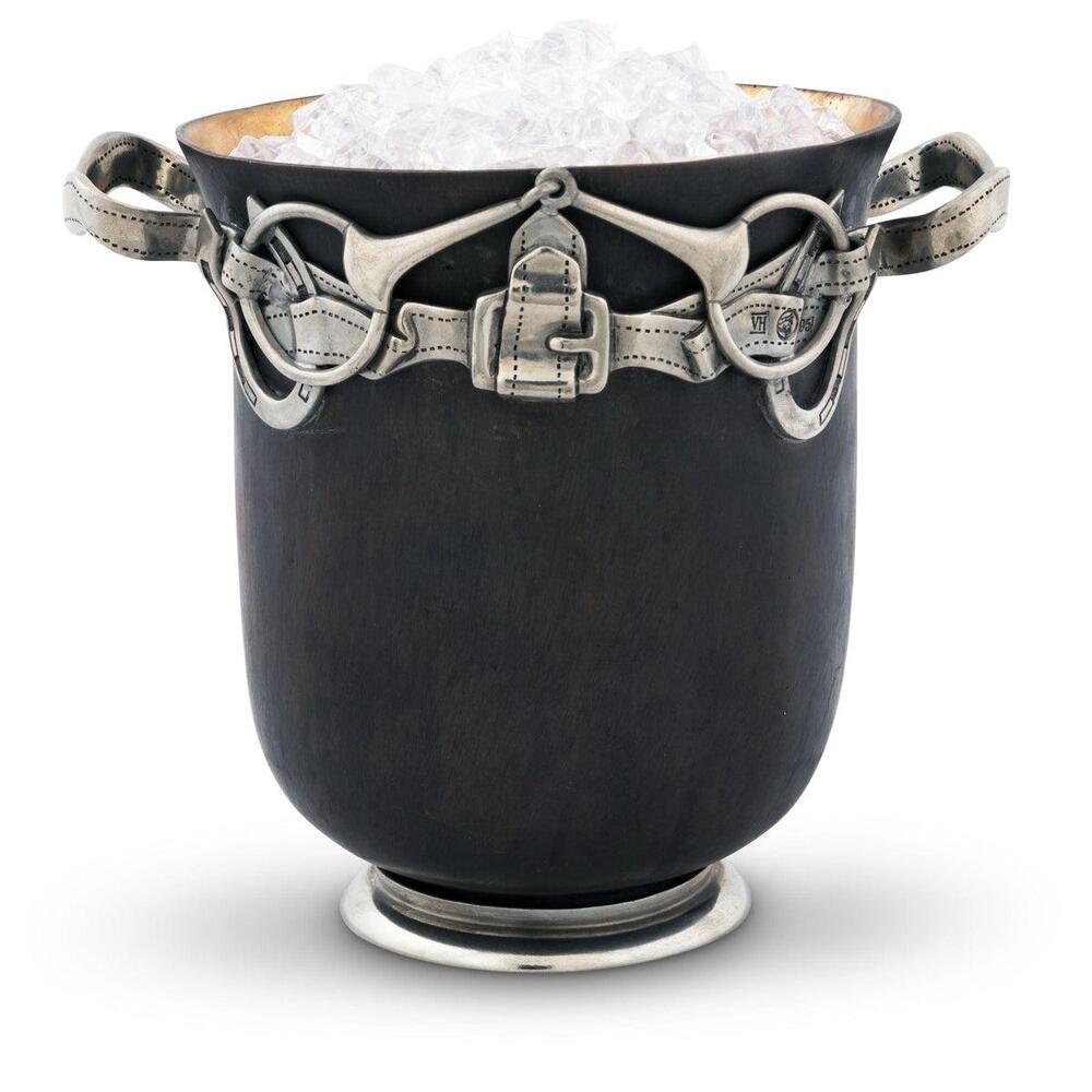 Equestrian Bronze Ice Bucket by Vagabond House