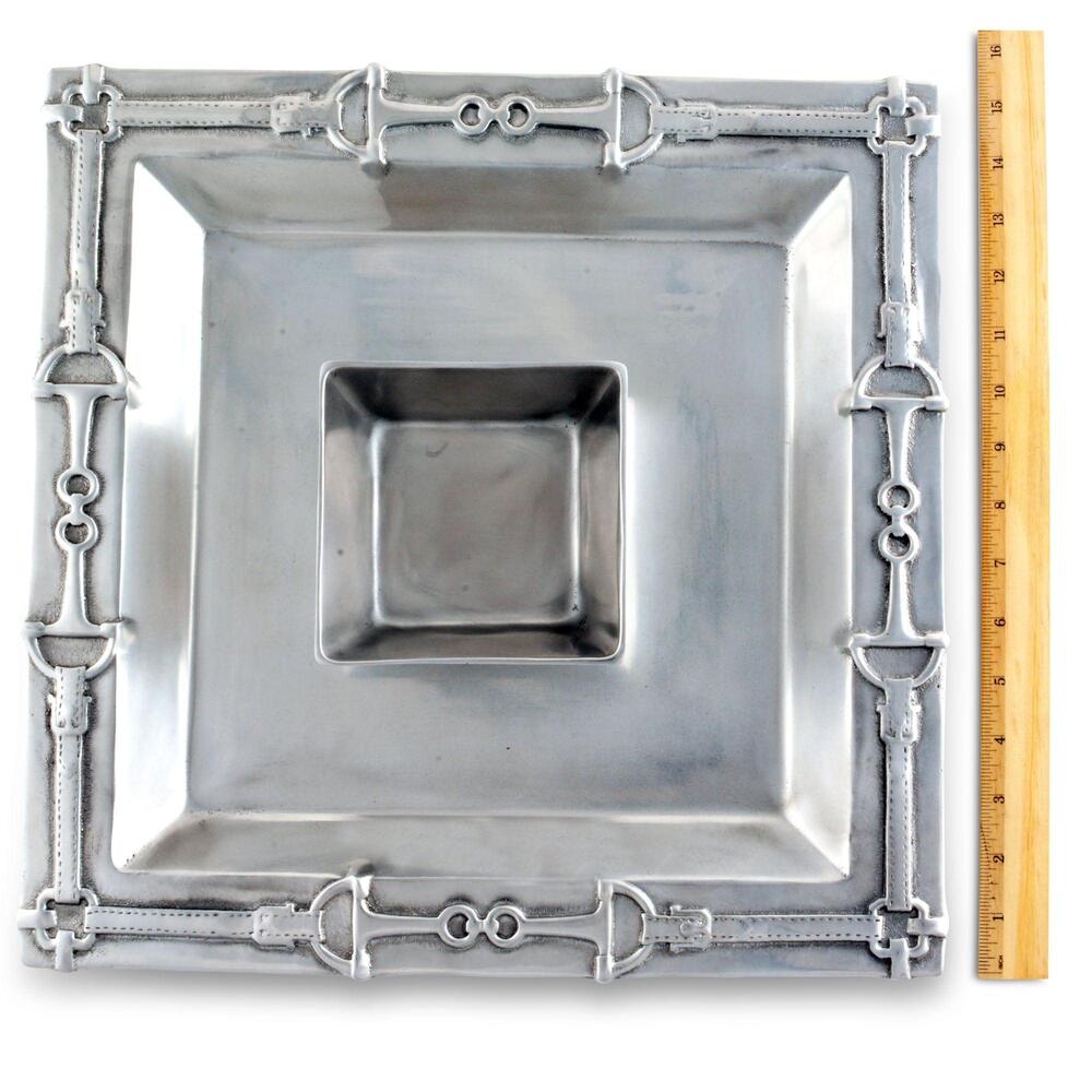 Equestrian Chip and Dip Tray by Arthur Court Designs 4