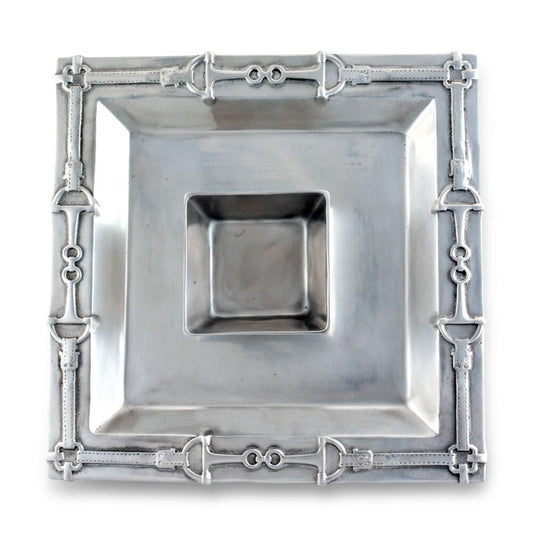 Equestrian Chip and Dip Tray by Arthur Court Designs