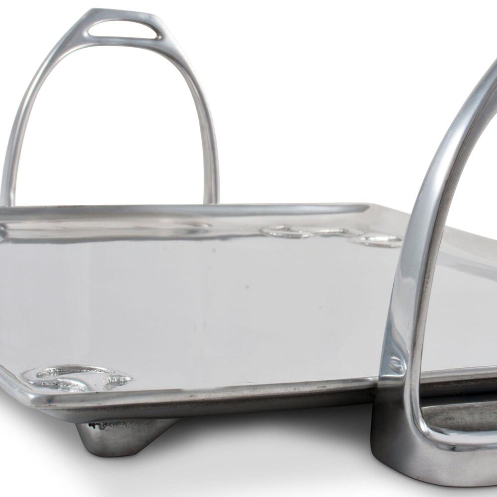 Equestrian Stirrup Tray - Large by Arthur Court Designs 2