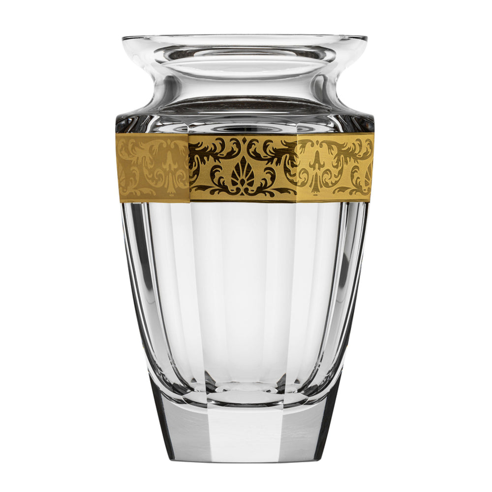 Eternity Gold Etch Vase, 20 cm by Moser