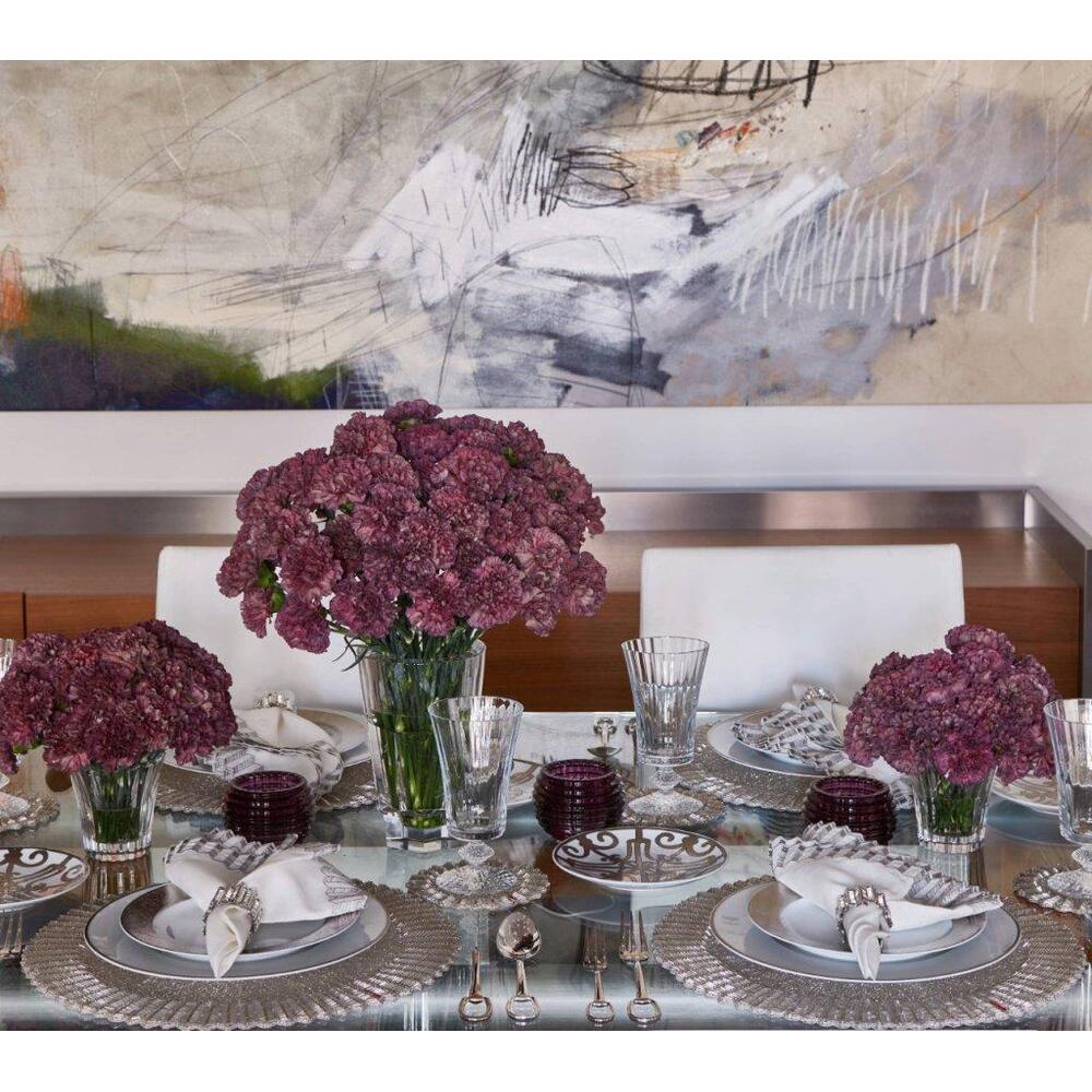 Etoile Napkin White & Silver by Kim Seybert 9