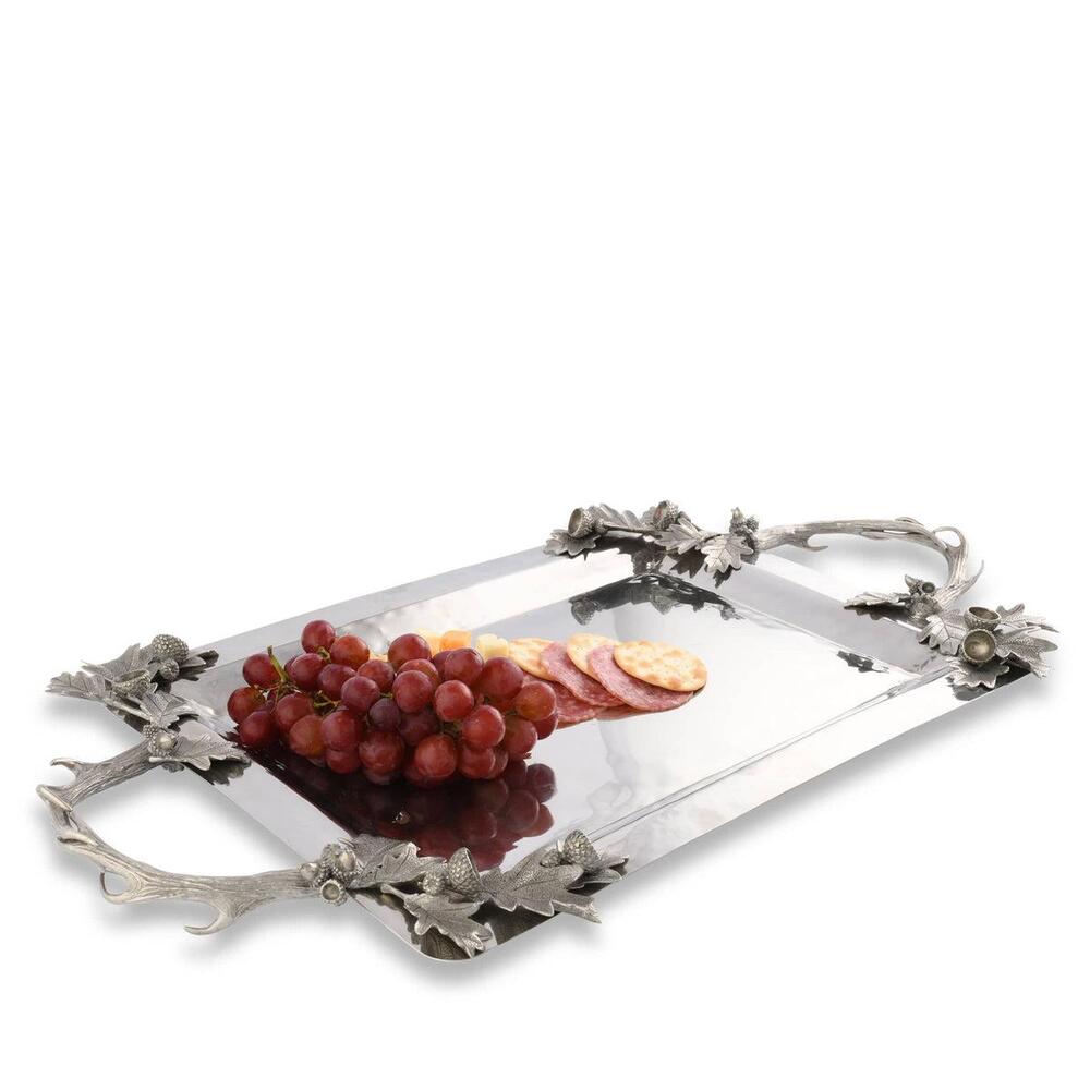 Fallen Antler Stainless Serving Tray by Vagabond House 4