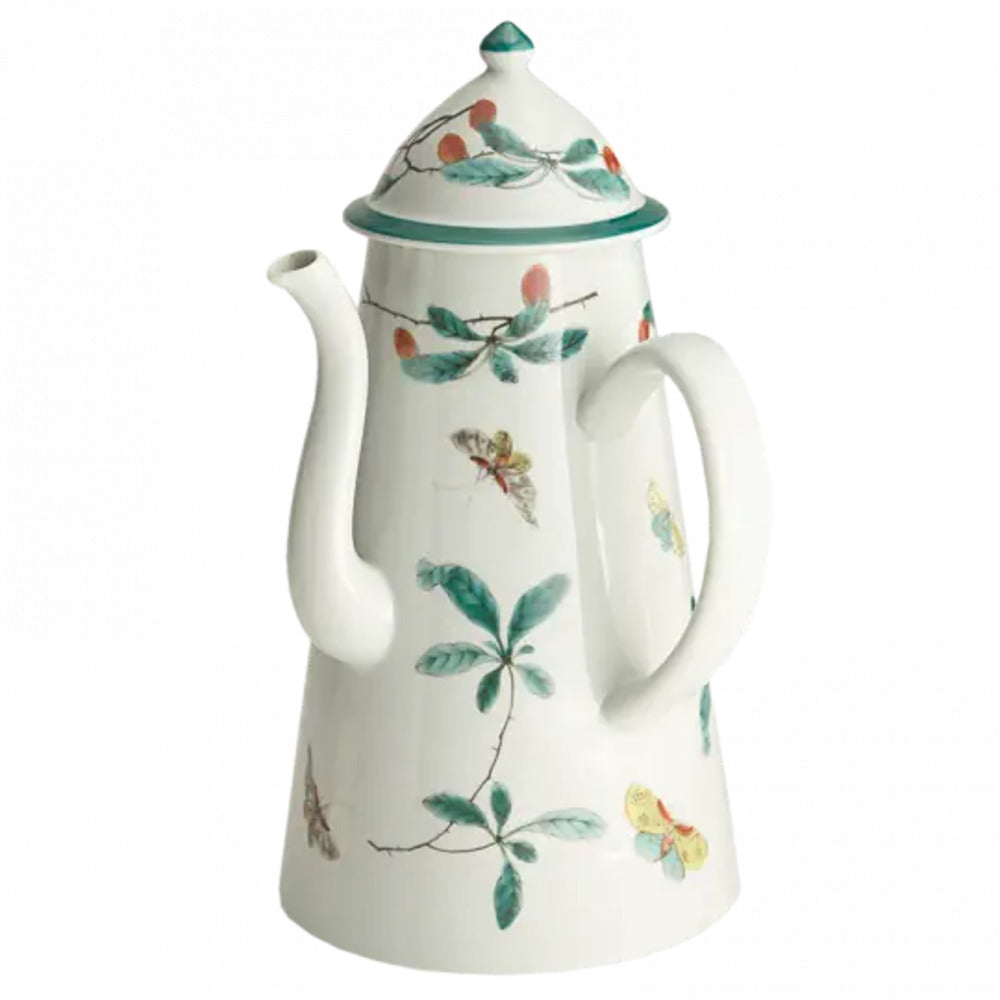 Famille Verte Coffeepot by Mottahedeh