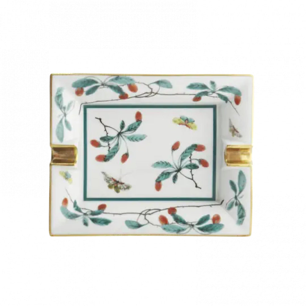 Famille Verte Square Tray by Mottahedeh Additional Image -1