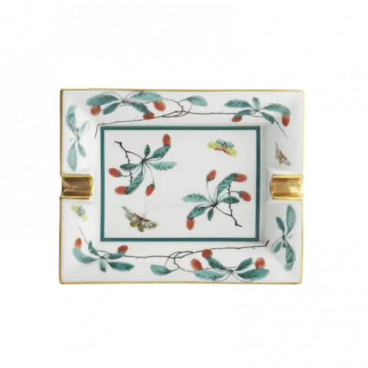 Famille Verte Square Tray by Mottahedeh Additional Image -1