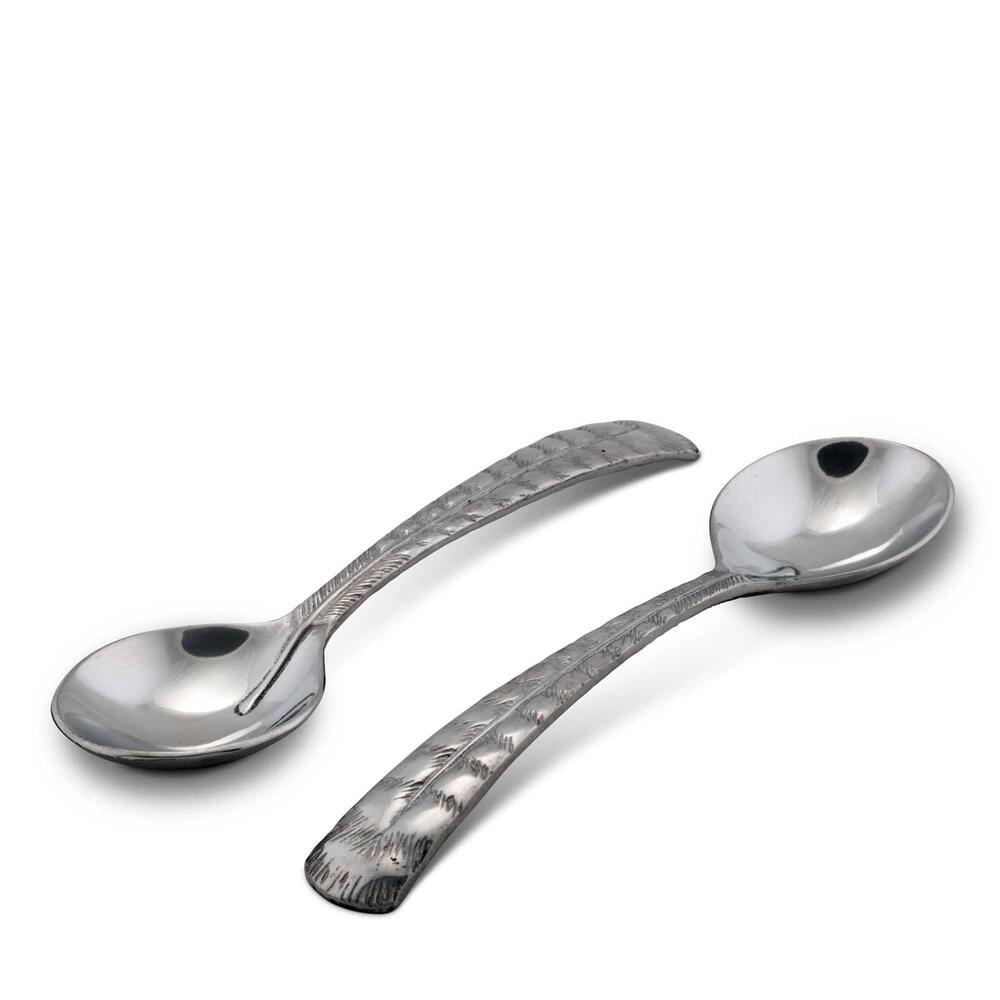 Feather Salad Servers by Arthur Court Designs 2