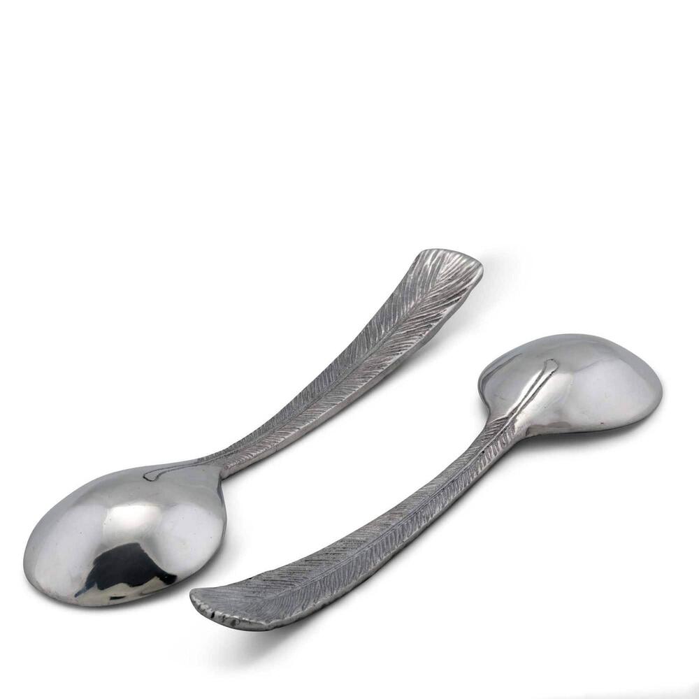 Feather Salad Servers by Arthur Court Designs 6