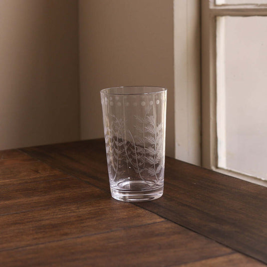 Fern with Dots Tumbler Set of 4 - Clear by Beatriz Ball