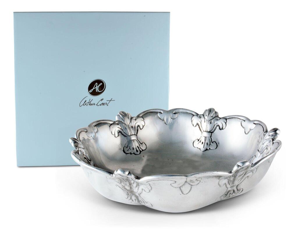 Fleur-De-Lis 10" Bowl by Arthur Court Designs 6