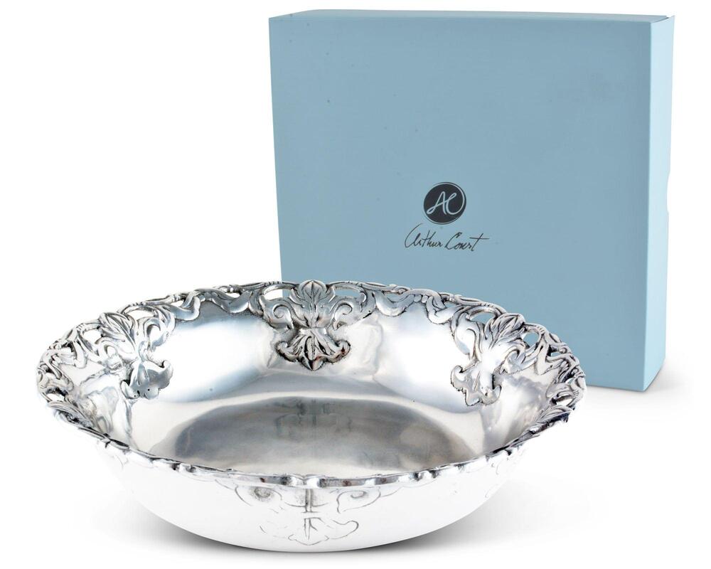 Fleur-De-Lis 12" Bowl by Arthur Court Designs 7
