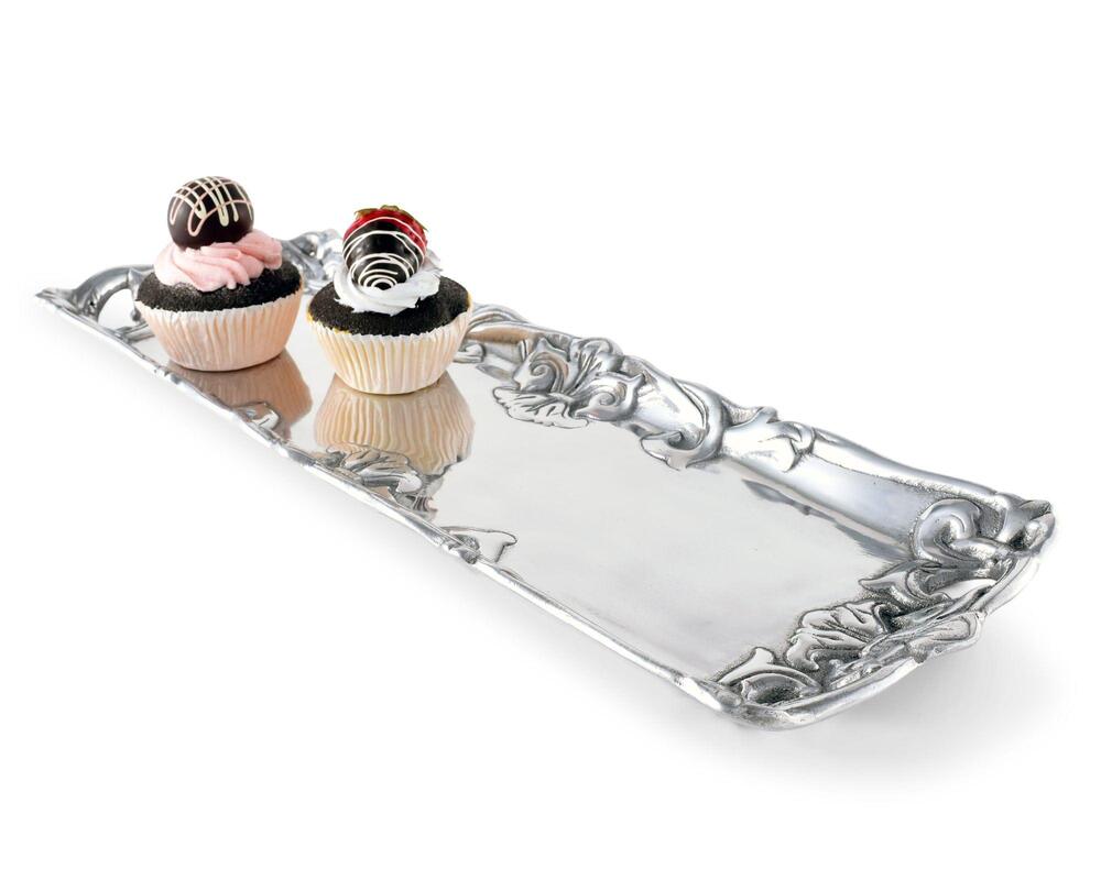 Fleur-De-Lis 17" L Oblong Tray by Arthur Court Designs 3