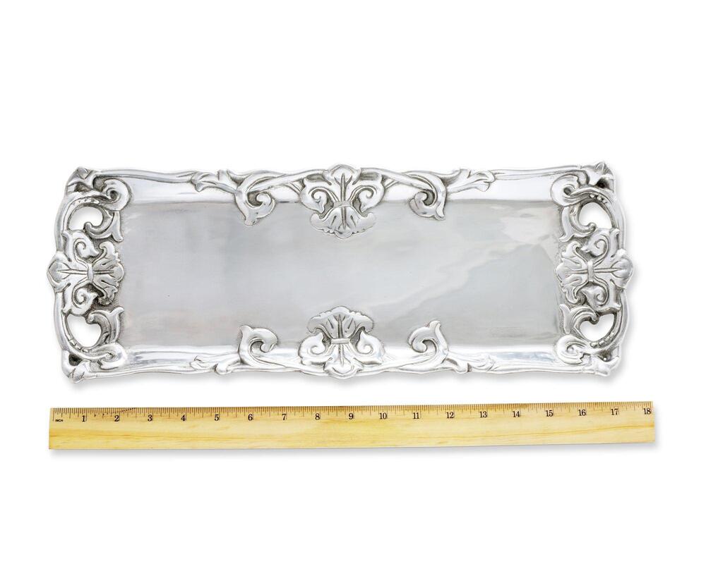 Fleur-De-Lis 17" L Oblong Tray by Arthur Court Designs 4