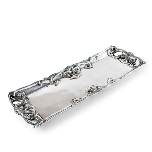 Fleur-De-Lis 17" L Oblong Tray by Arthur Court Designs