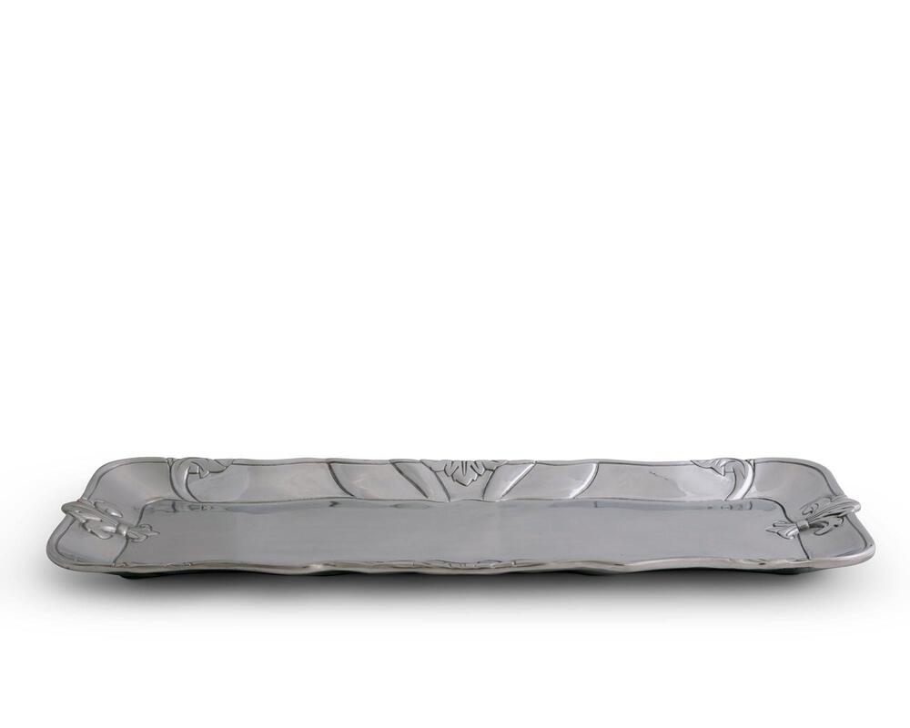 Fleur-De-Lis 18" L Oblong Tray by Arthur Court Designs 1
