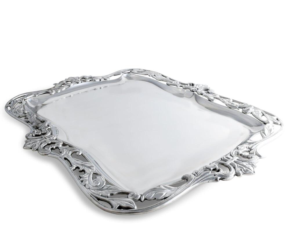 Fleur-De-Lis Acanthus Platter by Arthur Court Designs 4